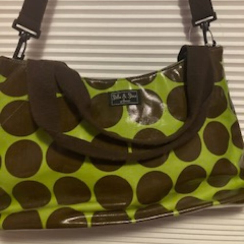 Stella & Stevie Lg Canvas shoulder tote, extra strap